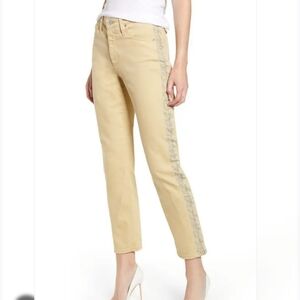 NWOT AG Adriano Goldschmied The Isabella Side Panel High‐rise Straight Crop 26R